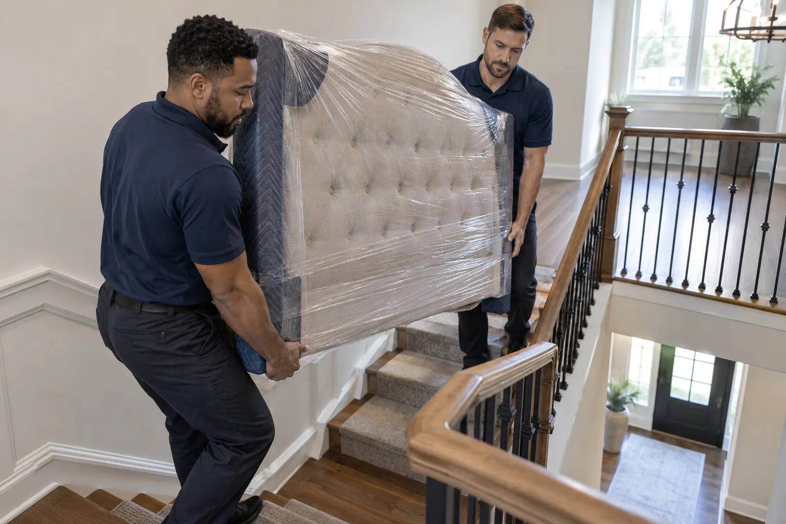 Furniture removal preparation and access planning